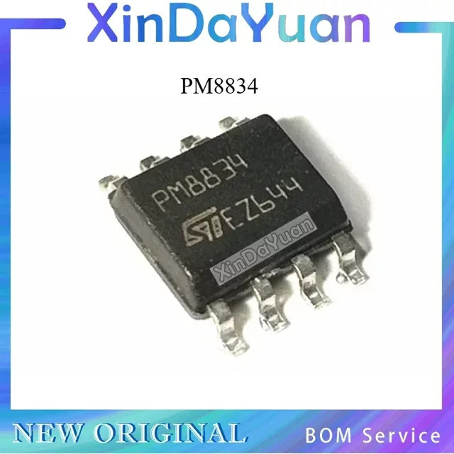 10 Stück Chiptowin PM8834PM8834TR SOP-8 MOSFET-Treiberchip in Schwarz mit 4 doppelten niedrigen Seiten - Bild 1