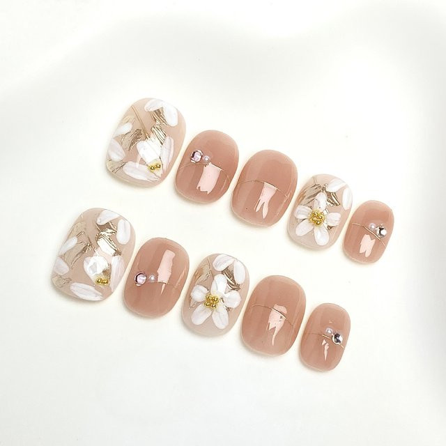 Parkson Künstliche Nägel, Nude Rosa, Glänzend, Damen - Bild 1