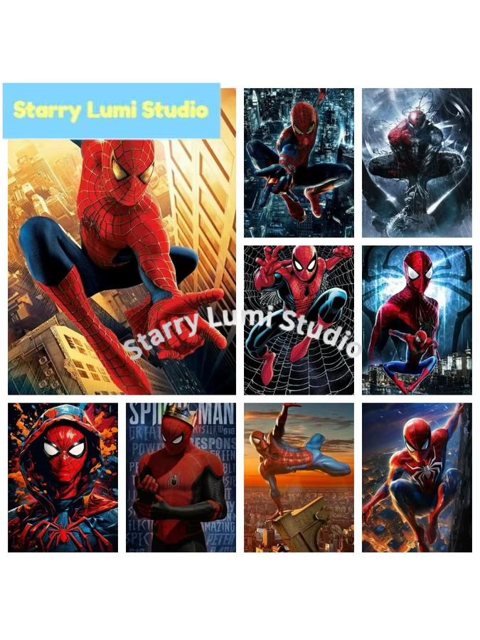KAYOU Marvel Spiderman Superheld, Diamond Art Painting Kit, Basteln - Bild 2
