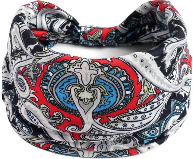 KaiTingu Stirnband, Baumwolle, Blumendruck, Damen - Bild 1