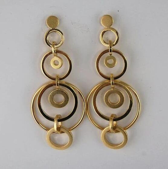 YIRAN Ohrringe, Kupfer, Gold, Damen - Bild 1
