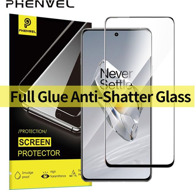 OnePlus 12 3D-Schutzglas Transparent Vollkleber Anti-Shatter Hartglasfolie - Bild 1
