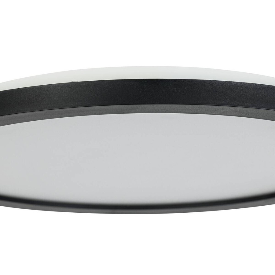 NOLO LED-Deckenleuchte Aria in Schwarz aus Kunststoff und Metall, Durchmesser: 30 cm, Höhe: 5 cm - Bild 4