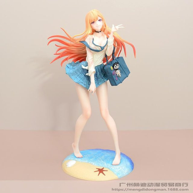 Yiran toy 1 My Dress-Up Darling Marin Kitagawa Strand Version, Anime Figur, beige, ab 14 Jahren - Bild 1