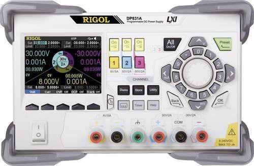 Rigol DP831A Labornetzgerät mit 3 Ausgängen, einstellbar 0 - 5 V/DC und 0 - 5 A, 195 W, Farbe: Weiß - Bild 1