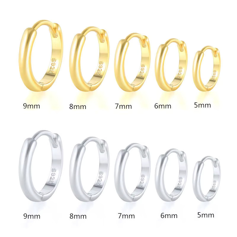 Yuedane Creolen, Gold, Unisex - Bild 4