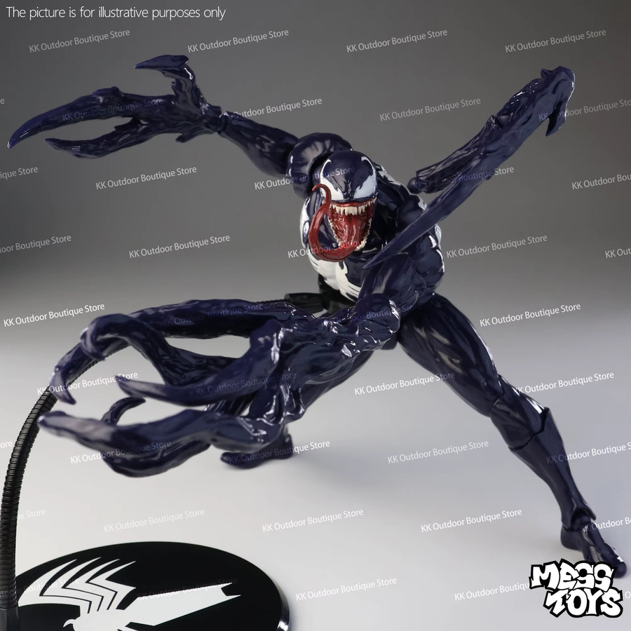 Mess Toys Marvel Lethal Neighbor Venom Spider-Man, Actionfigur, Schwarz - Bild 2