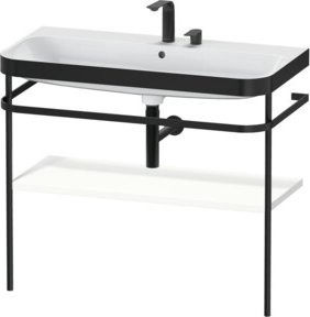 Duravit Möbelwaschtisch-Kombi Happy D.2 Plus in Weiß Matt mit Konsole, B/T: 97,5 x 49 cm - Bild 1