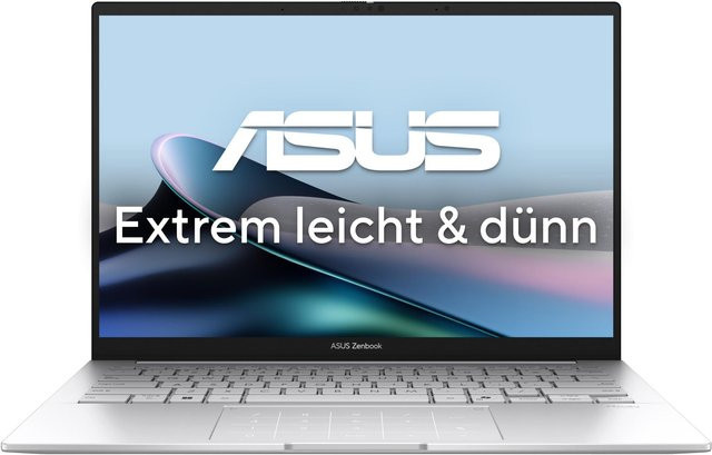 Asus ZenBook 14 Notebook Silber, 14 Zoll WUXGA OLED, Intel Core Ultra 7 255H, 16GB RAM, 1TB SSD, Windows - Bild 2