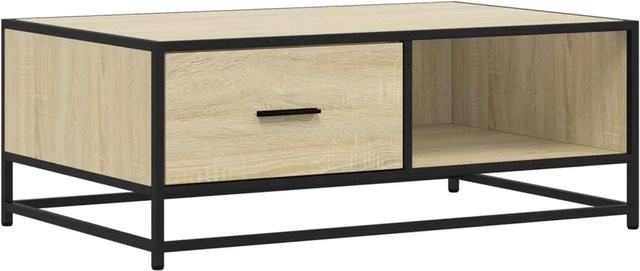 vidaXL Couchtisch Sonoma-Eiche aus Holzwerkstoff und Metall, B/T/H: 90 x 57 x 35 cm - Bild 1