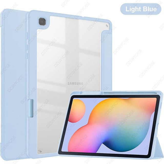 Samsung Galaxy Tab S6 Lite 10,4 Zoll Hülle mit Stifthalter und Auto Sleep/Wake Funktion in Blau - Bild 1