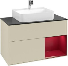 V&B Waschtischunterschrank Finion 100 in Lackausführung, Breite: 100 cm, Höhe: 50,1 cm, Tiefe: 50,1 cm - Bild 1