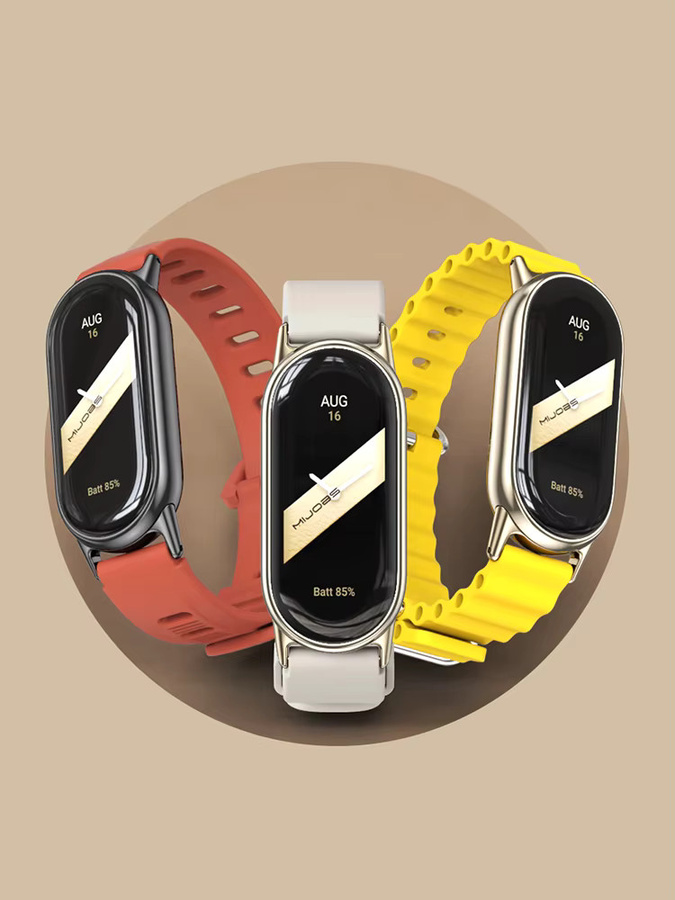 Xiaomi Uhrenarmband Silikon, Silber, Unisex - Bild 2