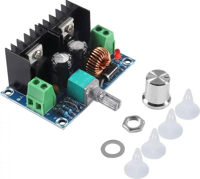AOKIN XL4016E1 Abwärtswandler XH-M401 DC-DC Abwärtsspannungsreglermodul, PWM-Netzteil, einstellbar von 4–40 V auf 1,25–36 V, 8 A, 200 W - Bild 1