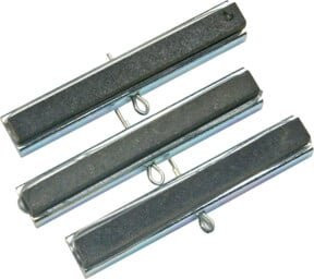 BGS Ersatzbacken für Honwerkzeug Art. 1156, 3-teiliges Set, grau, Breite: 50 mm, Länge: 220 mm - Bild 1
