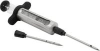 Broil King Marinadenspritze aus Edelstahl und Kunststoff in Schwarz, Silber und Transparent - Bild 1