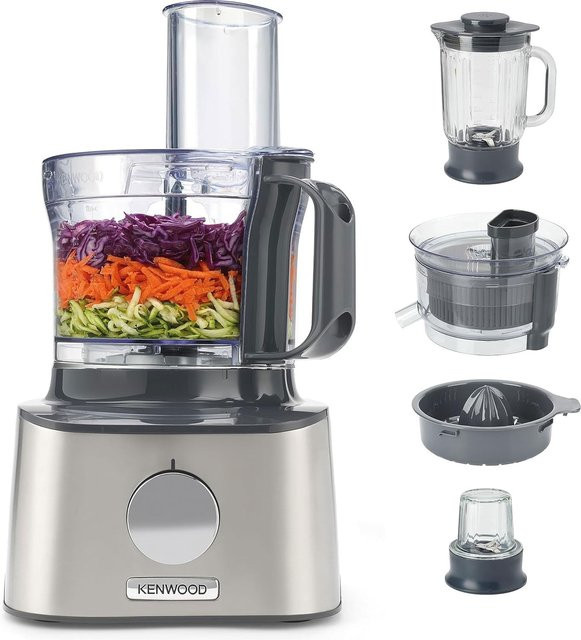 Kenwood MultiPro Compact Küchenmaschine FDM307SS in Silber mit 800W und Edelstahl-Elementen - Bild 2