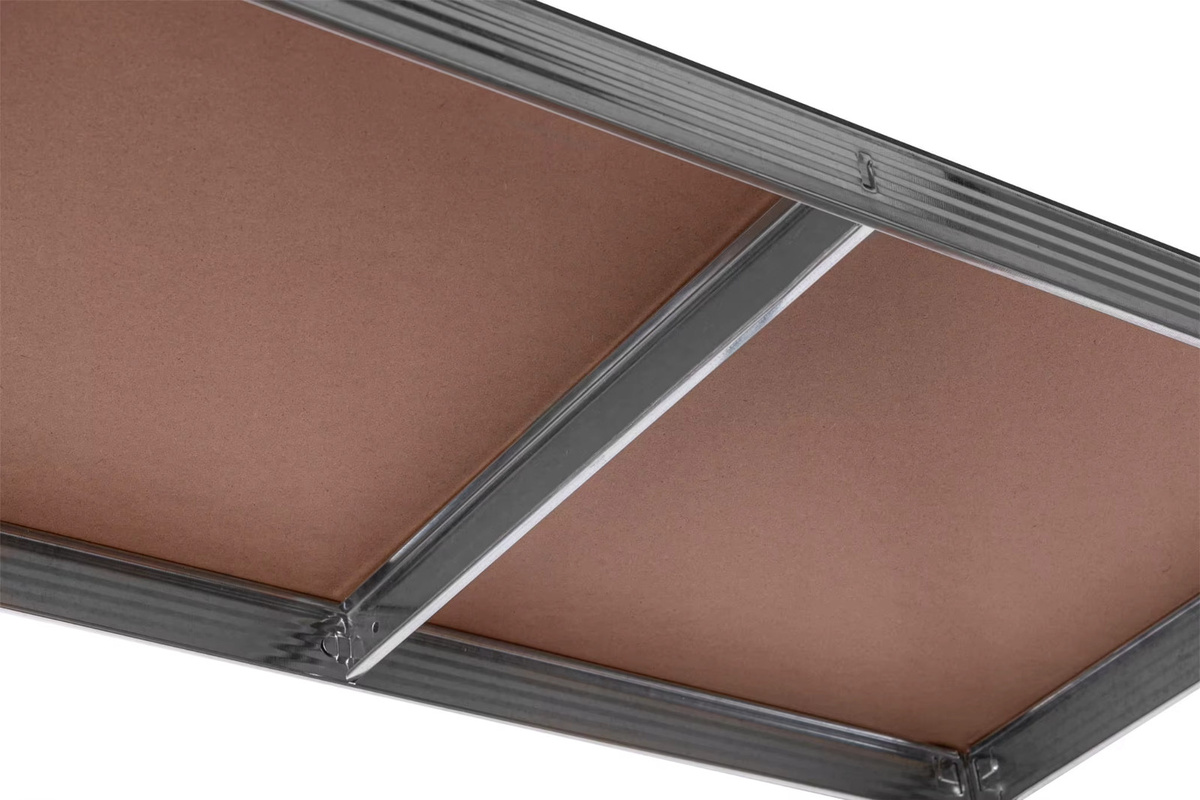 Verzinktes Metallregal von PSB in Silber mit 5 Regalböden, H x B x T: 180 x 90 x 40 cm - Bild 4
