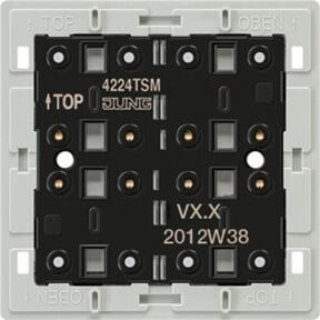 Jung Tastsensor-Modul 2-fach 24V AC/DC 20mA 4224 TSM in Schwarz - Bild 1