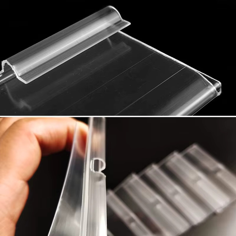 10 Stück Etikettenhalter aus transparentem Kunststoff für Supermärkte und Geschäfte - Bild 3