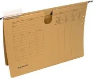 Soennecken Hängehefter für A4, 25 Stück, Beige/Braun, Blauer Engel - Bild 1
