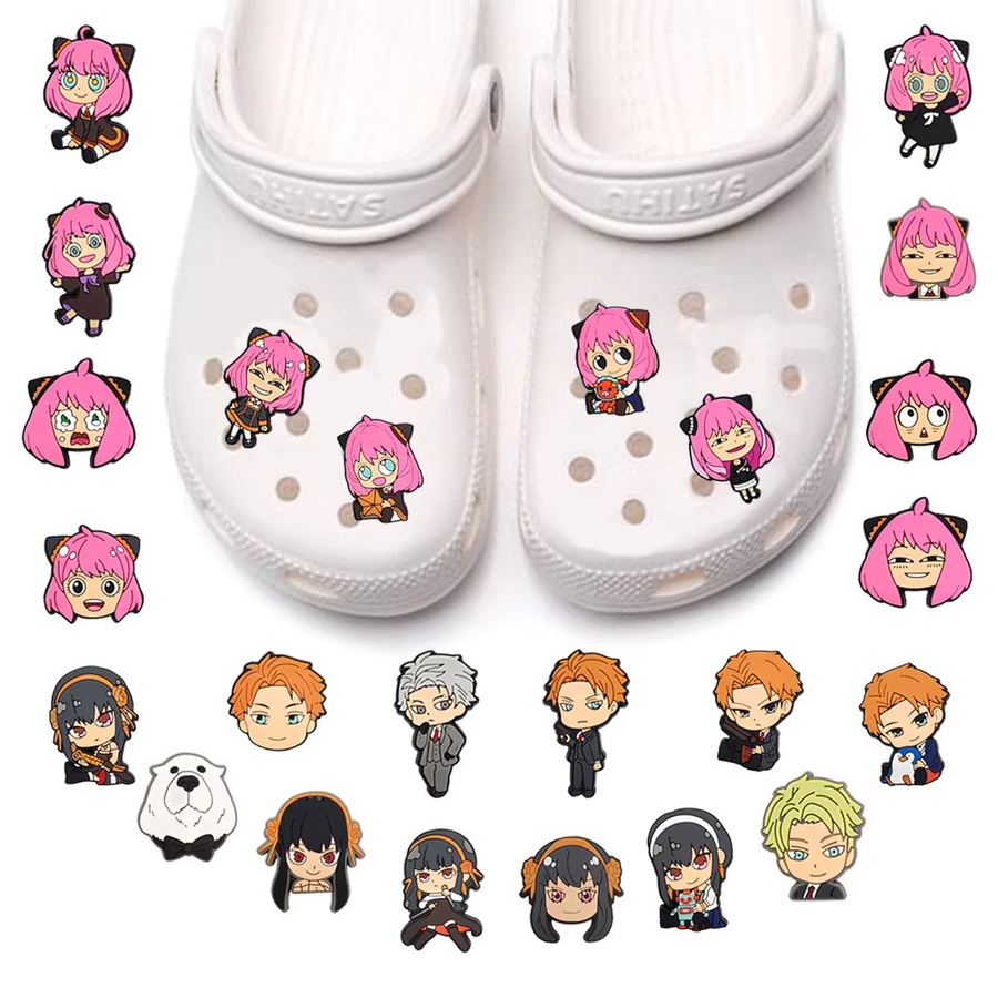 Schuh-Charms Cartoon Spy Family Figuren, PVC, Kinder - Bild 2