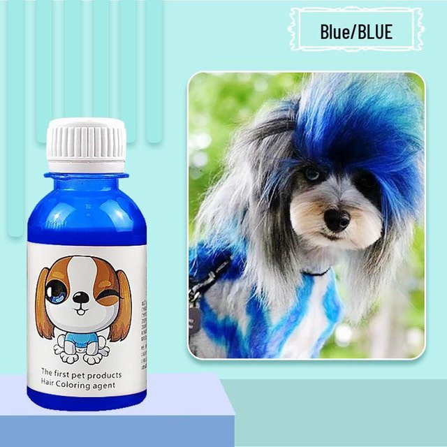 Global Beauty Panda-Färbemittel für Hunde, Blau, Cremig - Bild 1