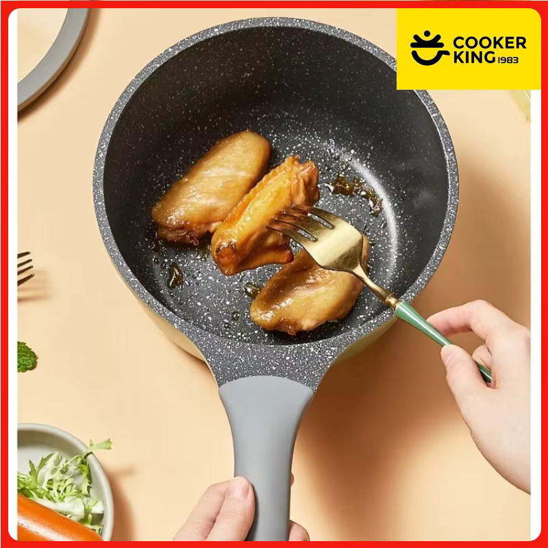 COOKER KING Milchtopf mit antihaftbeschichtender Keramikbeschichtung in Grün - Bild 3