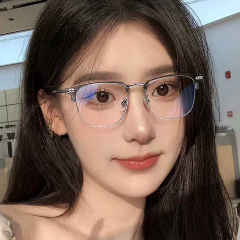 Schwarz transparente Lesebrille, Unisex - Bild 2