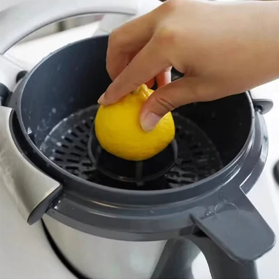 Olevo Entsaftertrennung für Thermomix TM6 und TM5, universelle Zitruspresse zur Orangensaftextraktion als physikalische Presse - Bild 4