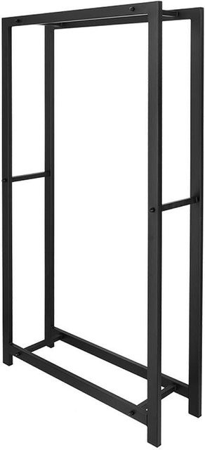 Esschert Design Kaminholzregal aus Eisen in Schwarz, Höhe: 148 cm - Bild 1