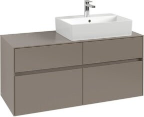 V&B Waschtischunterschrank Collaro in Mattblau, B/T/H: 120 x 54,8 x 50 cm - Bild 1