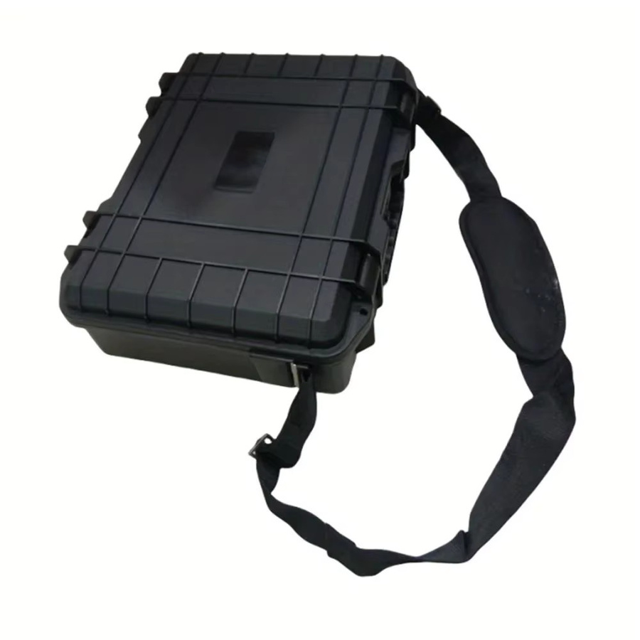 FNICEL Wasserdichter Hartschalenkoffer mit vorgeschnittenem Schaumstoff als Werkzeugkoffer und Organizer, Schwarz, B/T/H: 34,0 x 27,0 x 12,5 cm - Bild 5