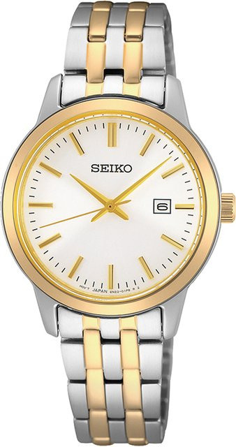 Seiko Armbanduhr, Quarz, Edelstahl, Silber, 30 mm, Damen - Bild 1
