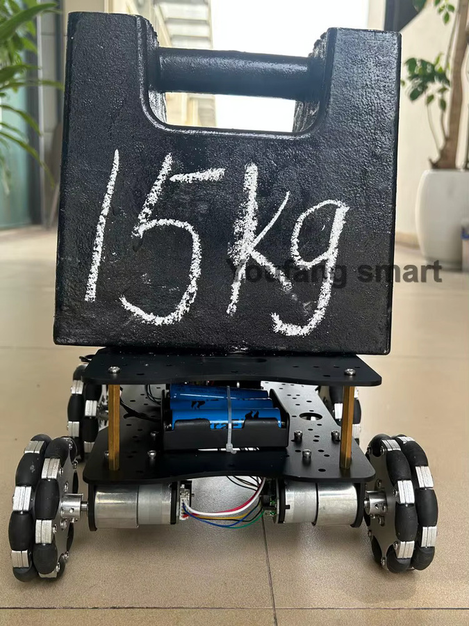 YoufangSmart RC Roboter-Auto-Chassis, 4WD, mit DC 12V Encoder-Motor, ab 14 Jahren - Bild 3