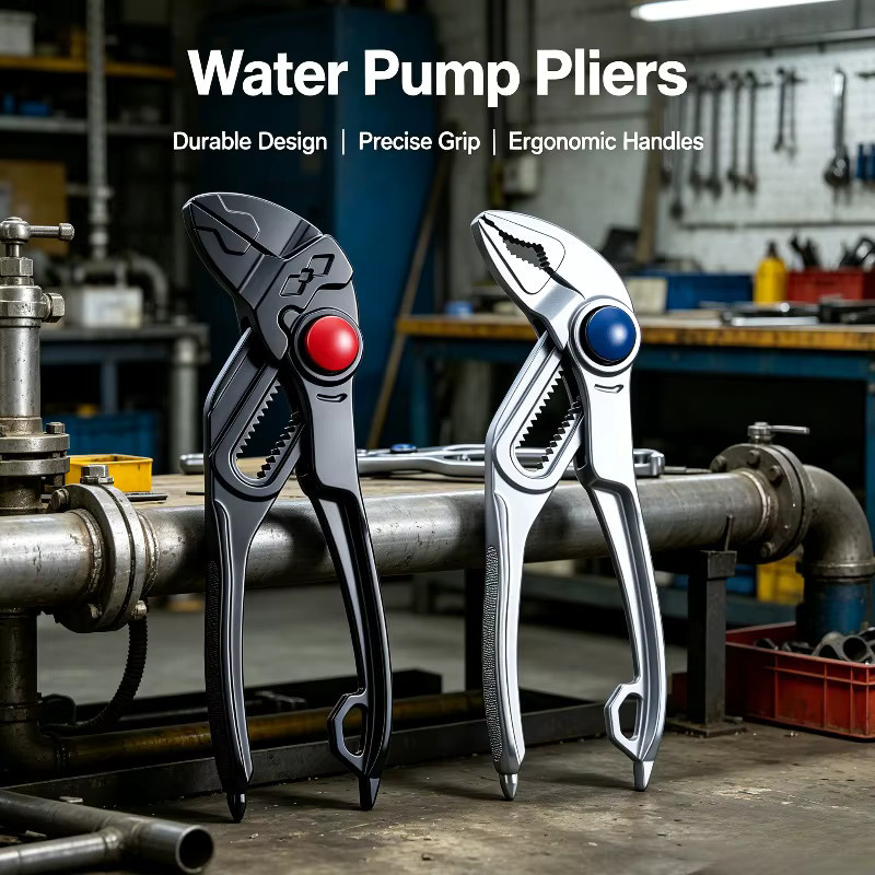 LTOOLS Verstellbare Wasserpumpenzange 4 Zoll, Industrielle Verstärkte Hochhärte-Rohrzange als Multifunktionales Reparatur-Handwerkzeug - Bild 3