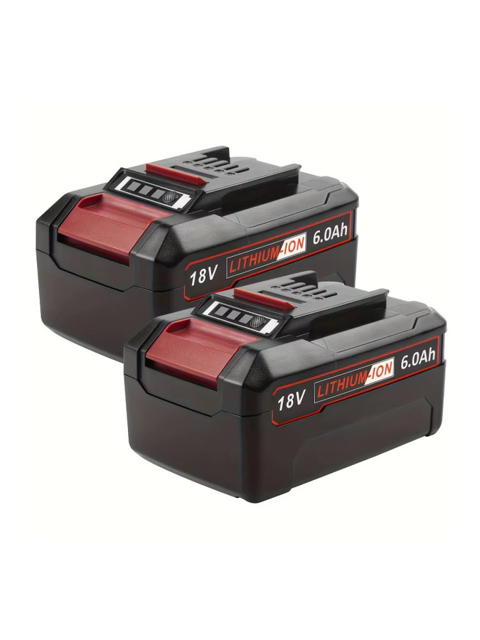 2 Stück Einhell 18V Power X-Change Ersatzakkus mit 6,0Ah Kapazität in Schwarz - Bild 1