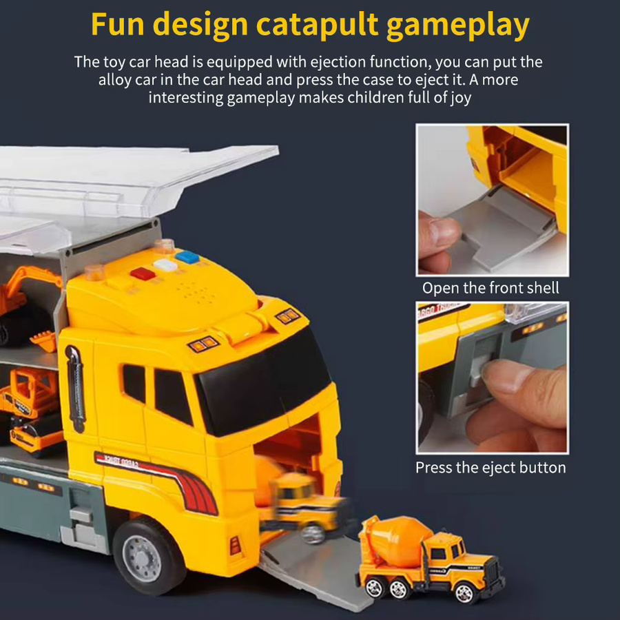 CONUSEA Big Trucks Set, Mini-Druckguss-Automodell aus Legierung, Fahrzeuge, Set / Bundle - Bild 4
