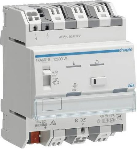Hager TXA661B Dimmaktor in Weiß - Bild 1