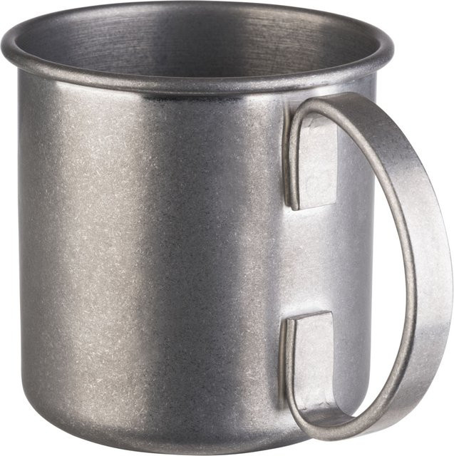 APS Kupferbecher Moscow Mule Tumbler aus Edelstahl, Silber, 450 ml - Bild 1