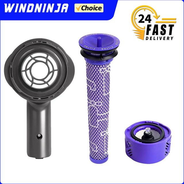 Dyson Ersatzteil Motor Hintere Abdeckung mit HEPA-Filter in Purple für V6 DC58 DC59 DC61 DC62 DC74 Staubsauger - Bild 1