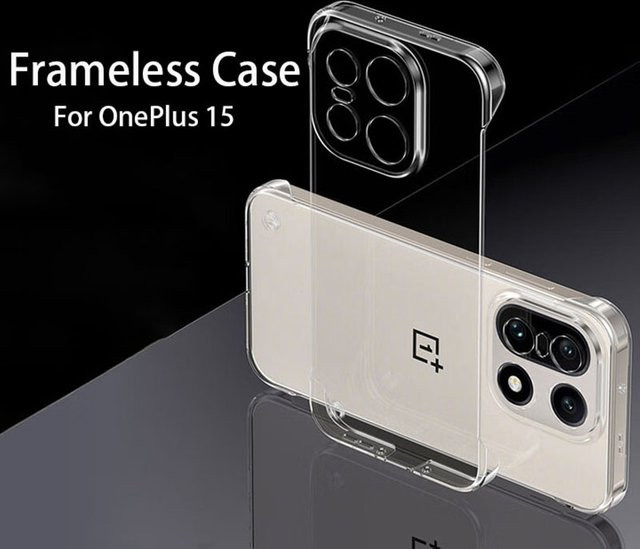 Transparentes, rahmenloses Schutzcase für OnePlus 15 und OnePlus 15 5G - Bild 1