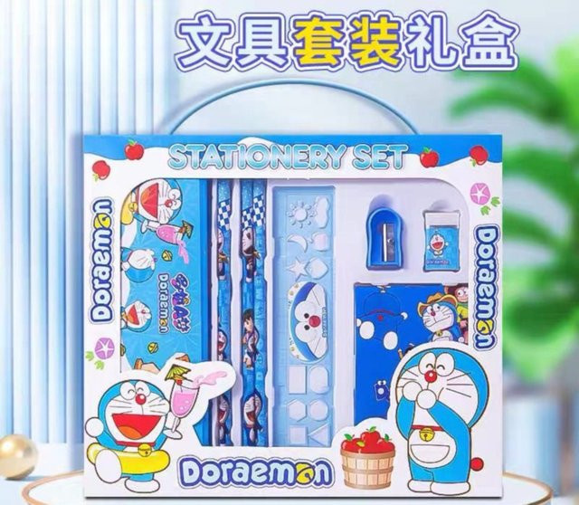 Bandai Cartoon Schreibwaren-Set aus Kunststoff als Geschenkbox für Schulbedarf - Bild 1