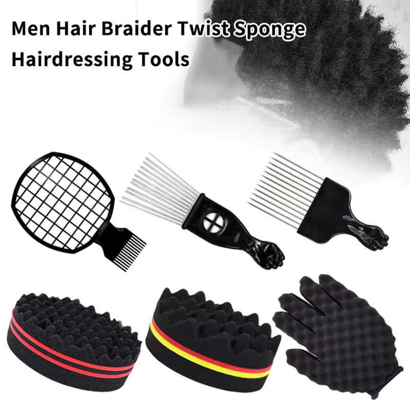 SU Barber Shop Herren-Haarstyling-Set für lockiges Haar - Bild 2