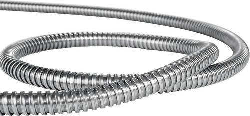 HellermannTyton Schutzschlauch Metall SSC20-SS316-ML Silber 16,90 mm 25 m - Bild 1