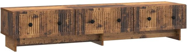 vidaXL TV-Schrank aus Holzwerkstoff in Vintage-Optik, Braun, B/T/H: 147 x 34,5 x 30 cm - Bild 1