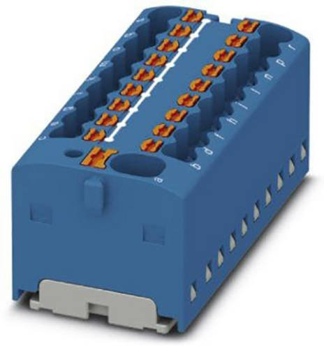 Phoenix Contact Verteilerblock 1047431 Zugfeder Blau 20 Stück - Bild 1