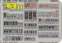 Eduard F-18 Hornet - Placards - Bild 1