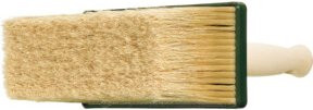 Wistoba Maler-Deckenbürste mit hellen Borsten und Kunststoff-Körper in Grün und Beige, Breite: 180 mm, Höhe: 80 mm - Bild 1