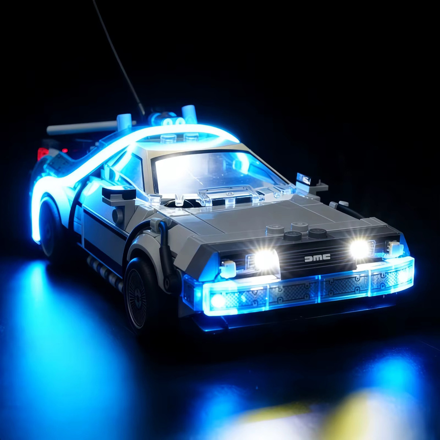 MAXCXT LED-Licht für LEGO 77256 Zurück in die Zukunft Zeitmaschine, DIY-Dekorationslampe - Bild 2